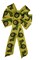 Summer Wired Wreath Bow - Green Tractors on Yellow product 3